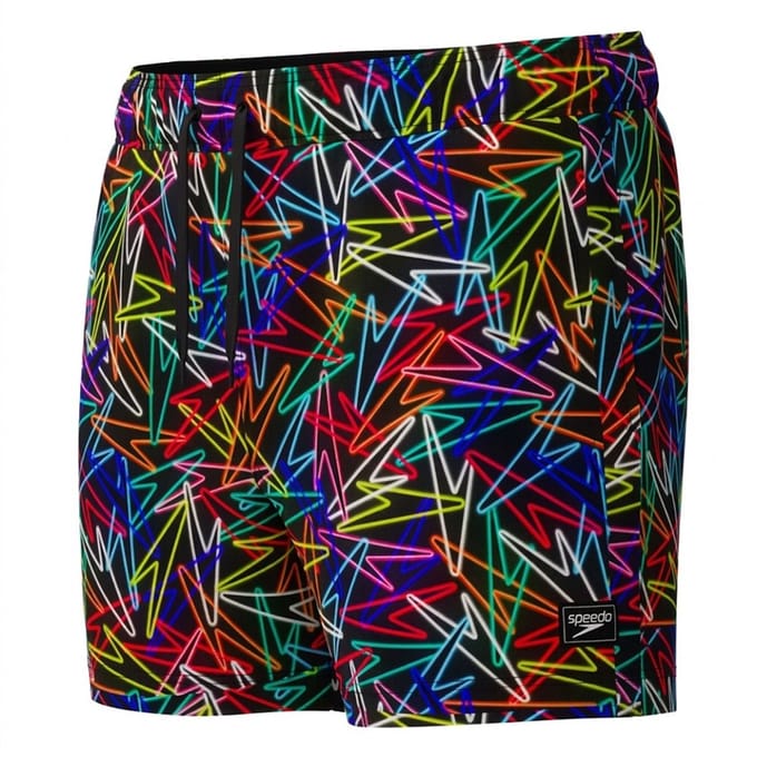 Speedo heren rits zwemshort red edge volley multi