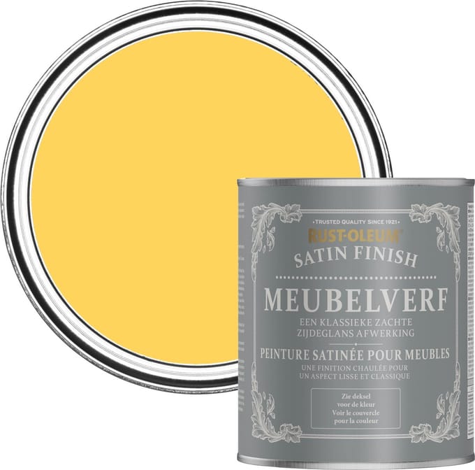 Rust-Oleum Geel Meubelverf Zijdeglans - Citroengelei 750ml
