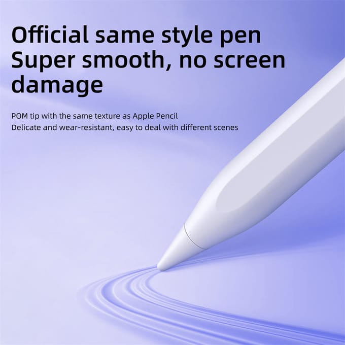 Voor Ipad Stylus Pencil 10e generatie Transparant Lange batterijduur Compatibel met 20182023 wit