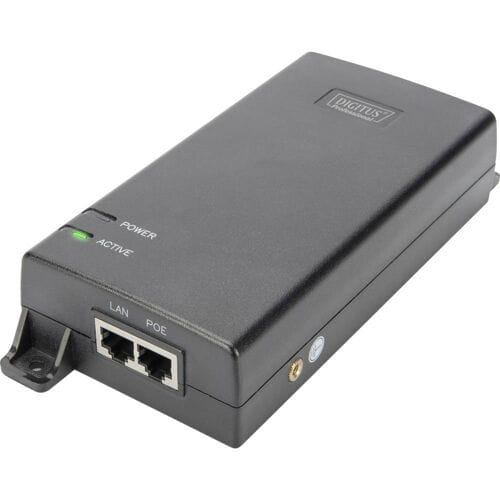 DIGITUS DN-95104 Gigabit Ethernet PoE Ultra Injector 802.3af/at 60 W
