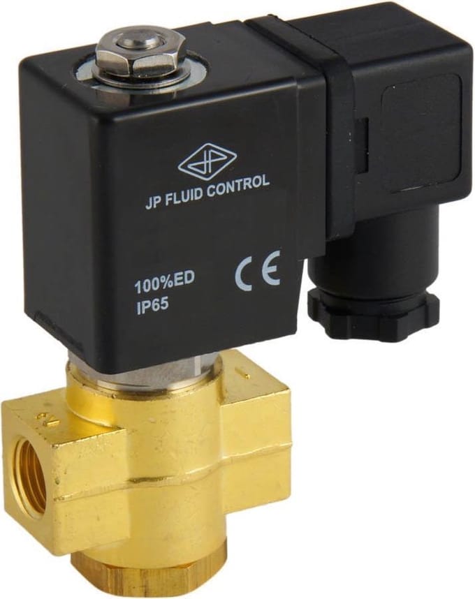 Magneetventiel ST-DB 1/4'' NO messing EPDM 0-12bar 24V DC - ST-DB014B030E-024DC