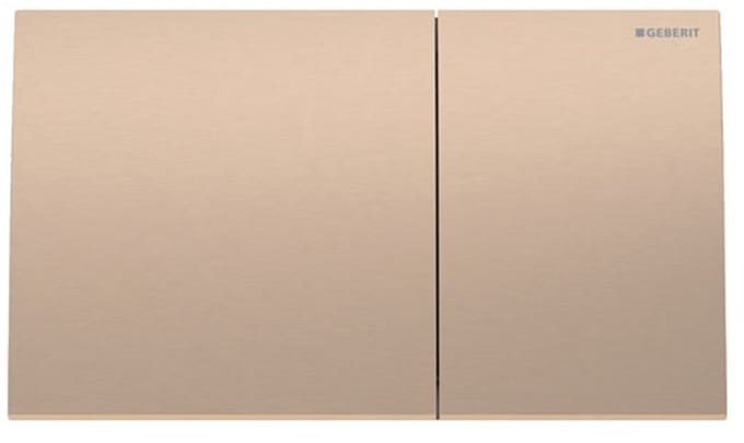 Geberit Sigma70 actuator plate 980.151.QB.1 brushed red gold