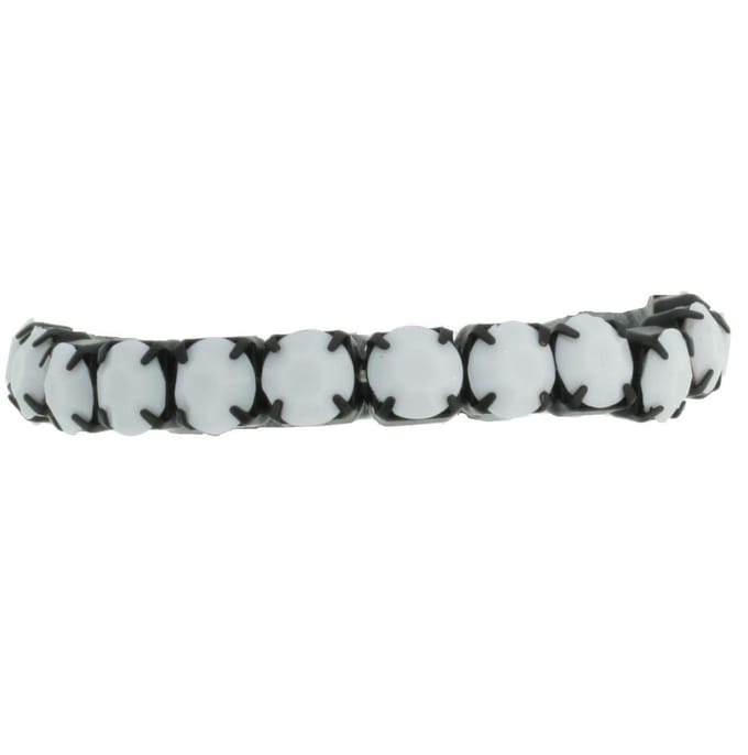 Behave - Rekarmband small circles wit - Minimalistische mode musthave