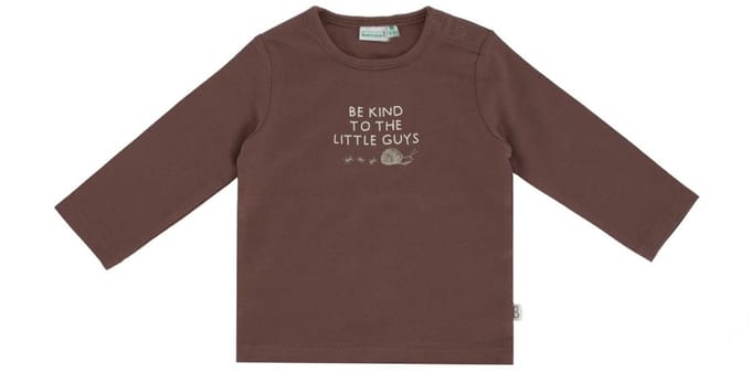 Babylook Bugs T-Shirt Little Guys - Maat 68 - Deep Taupe