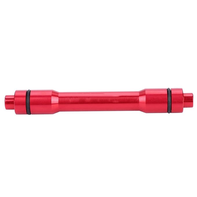 Adaptateur de moyeu d'axe traversant de 15 mm pour vélo vers axe à blocage rapide de 9 mm pour roue avant de 100 mm (rouge) black