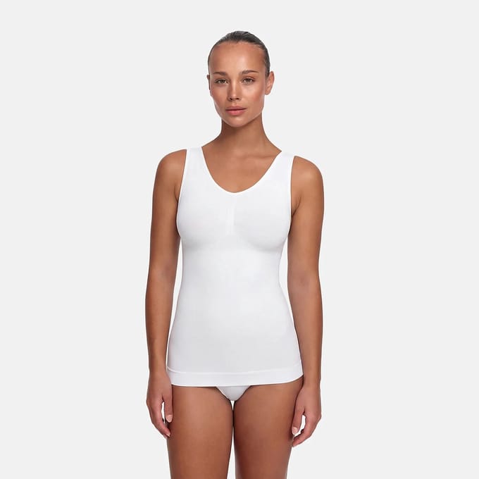 cfab - Corrigerend ondershirt - wit, maat M