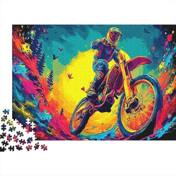 Papieren Puzzel - Legpuzzel - Ontspanning Thuis - Duurzaam Materiaal - 1000 Stukjes - Multi-color