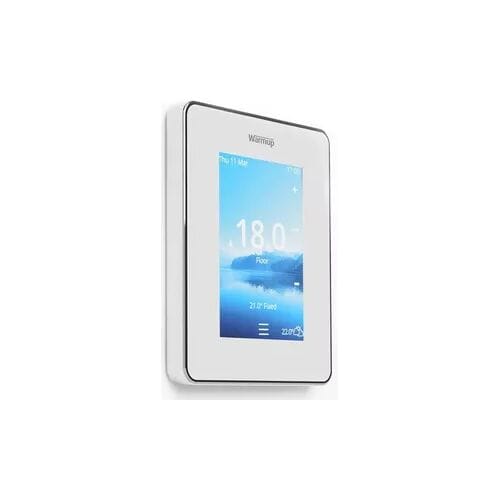 6iE Smart Wifi Thermostaat Elektrische vloerverwarming | Kleur: Cloud White / Wit | Warmup