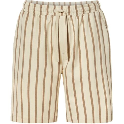 LIVERGY Korte heren broek (Crème/bruin, XL (56/58))