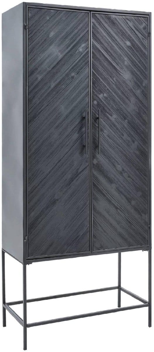 PTMD - Kast Rens - Zwart - 80x43.5x186cm