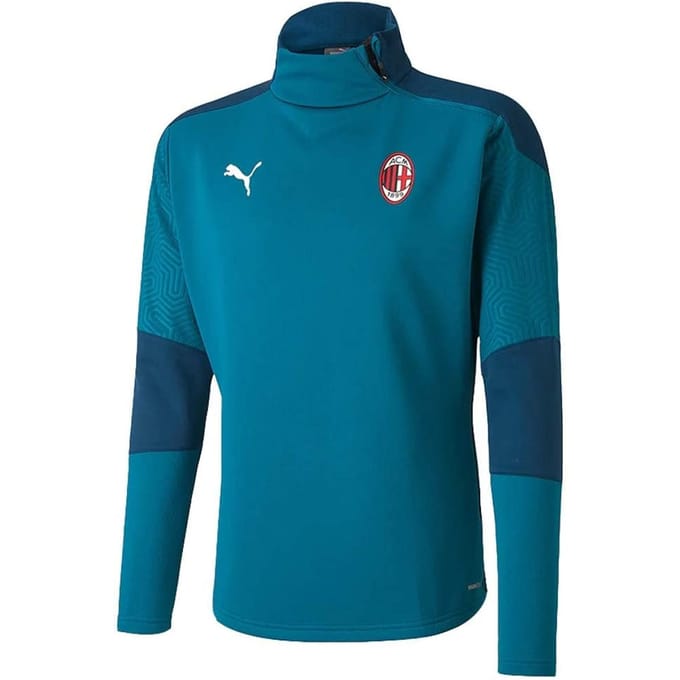 Puma AC Milan 2020/21 Heren Blauw Voetbal Trainingsjack 758205 03