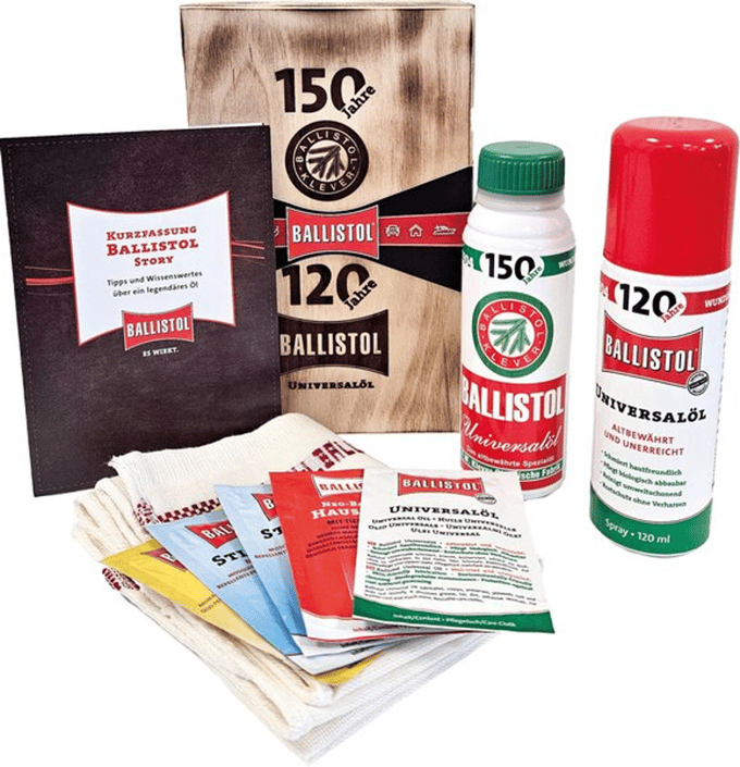 Ballistol Universele Olie Set – Jubileumdoos 120 Jaar