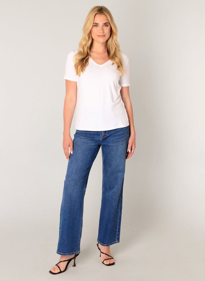 BASE LEVEL Yanic Jersey Shirt - White - maat 40