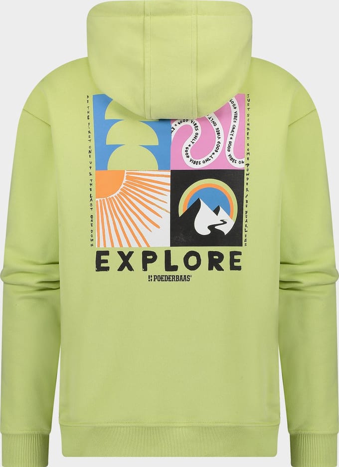 POEDERBAAS - Arty Hoody Men | Matcha Green