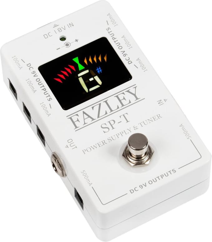 Fazley SP-T chromatische stagetuner + effectvoeding