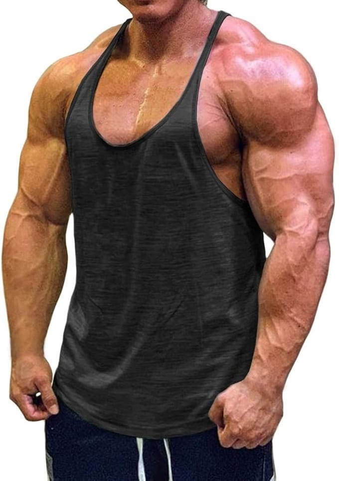 Stringer tanktop voor heren - Y-vormige rug - Bodybuilding top