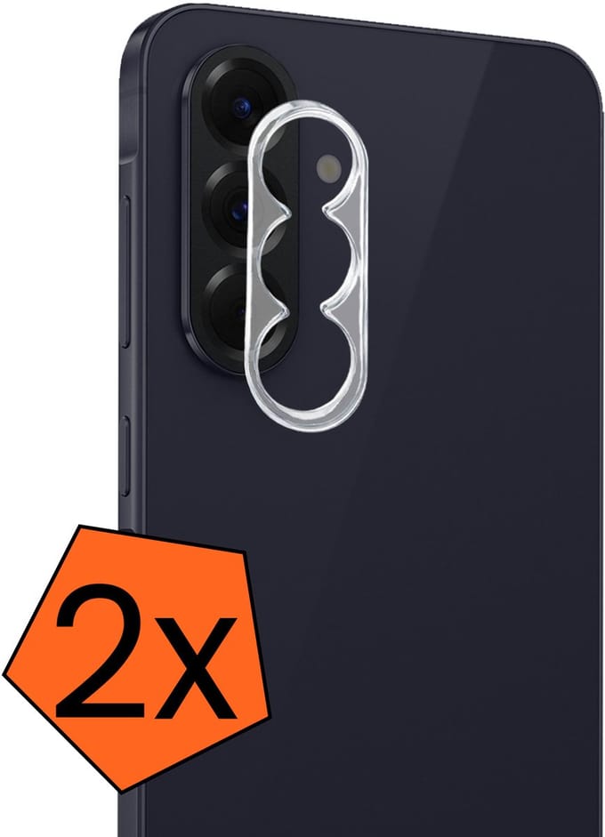 Camera Lens Protector - 2 Stuks - Geschikt voor Samsung Galaxy A57 - Camera Screenprotector - Gehard Glas - Beschermglas - Tempered Glass - Screen Protector