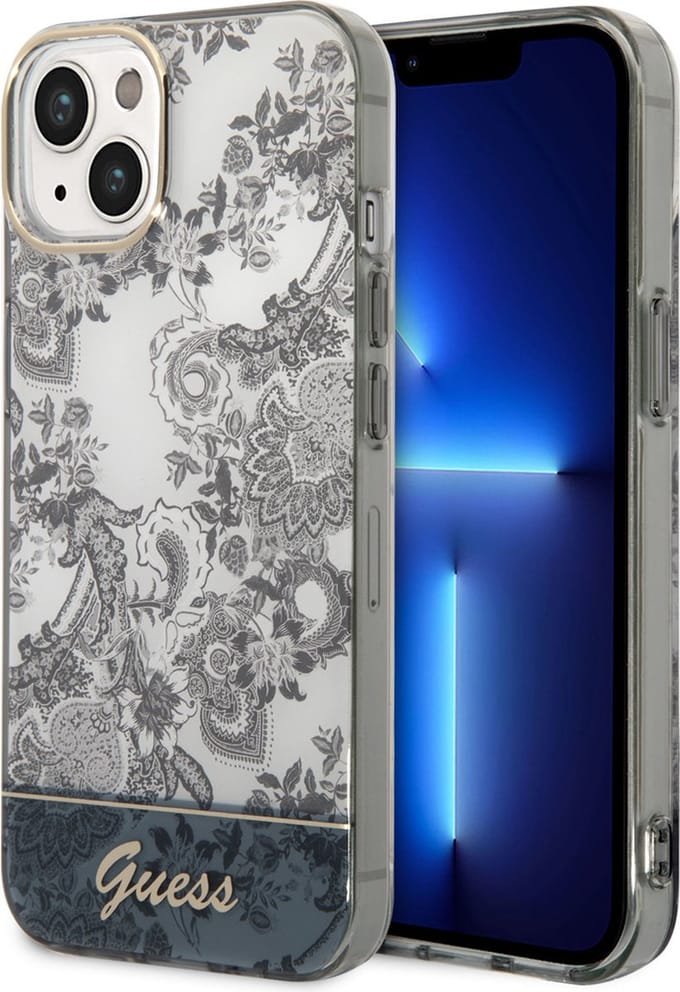 GUESS GUHCP14MHGPLHG iPhone 14 Plus 6.7 "gray / gray hardcase Porcelain Collection