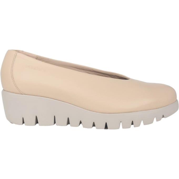 Wonders Fly - dames instapper - Beige - maat 41 (EU) 8 (UK)