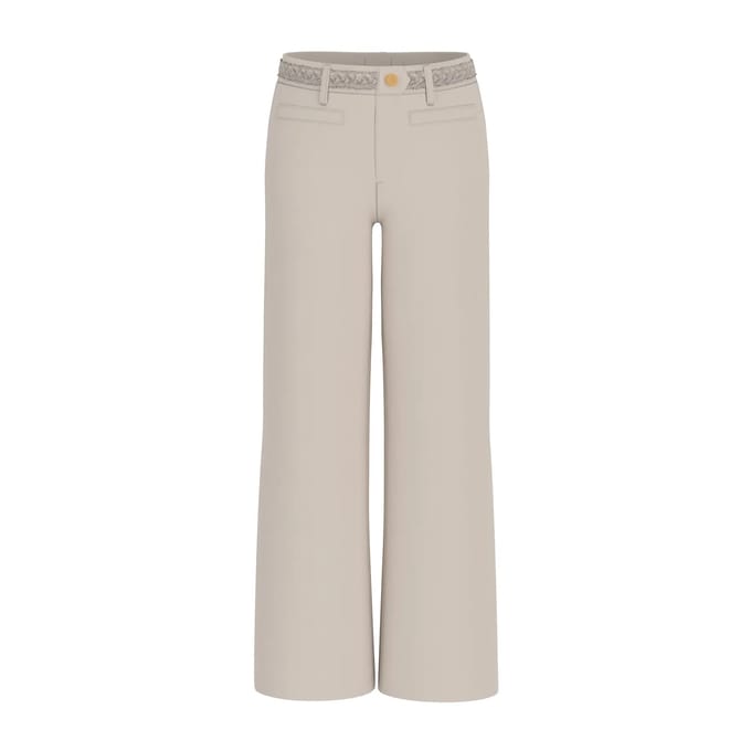 Damesbroek Guess Zoya crop leg braided