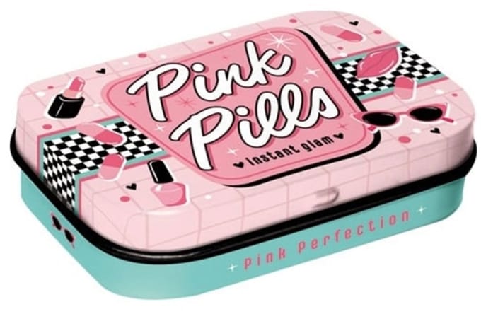 Mint Doosje Pink Glam Pills (Inclusief Pepermuntjes)