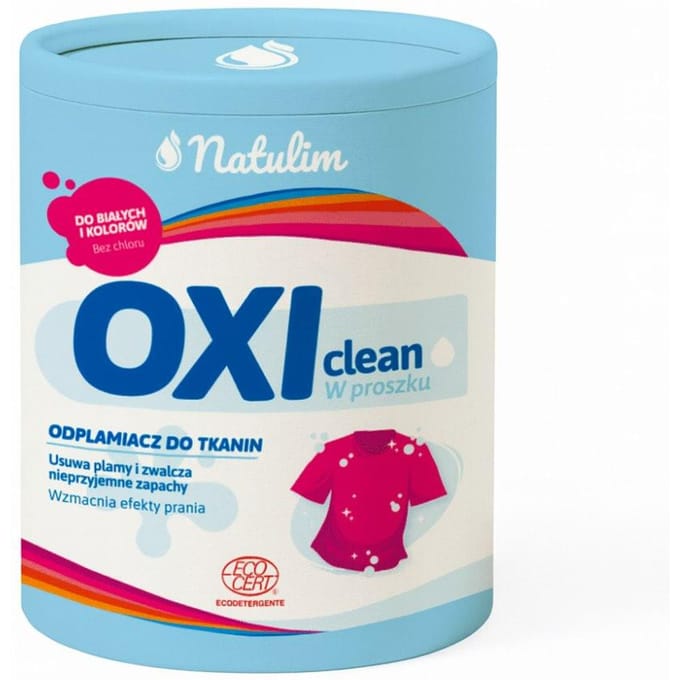 Natulim, Oxi Clean, Détachant Poudre Éco 0,5Kg