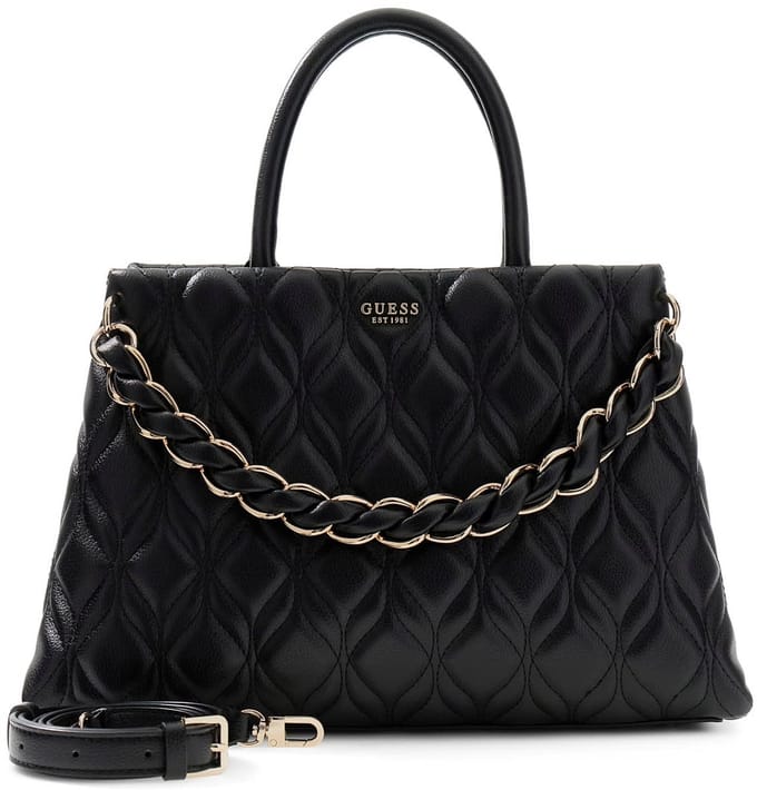 Guess Maxine Medium Handtas Dames - Imitatieleer - Zwart