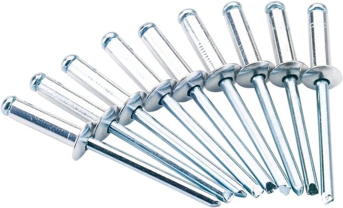 Blinde klinknagels van aluminiumlegering 4,8 x 16 mm - 50 stuks