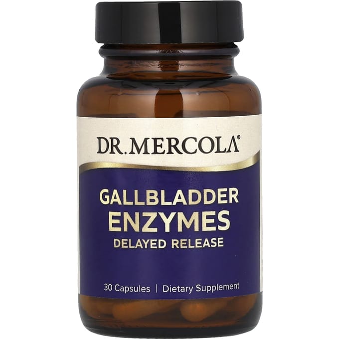 Dr. Mercola - Gallbladder Enzymes - Protease - Amylase - Lipase - 30 capsules