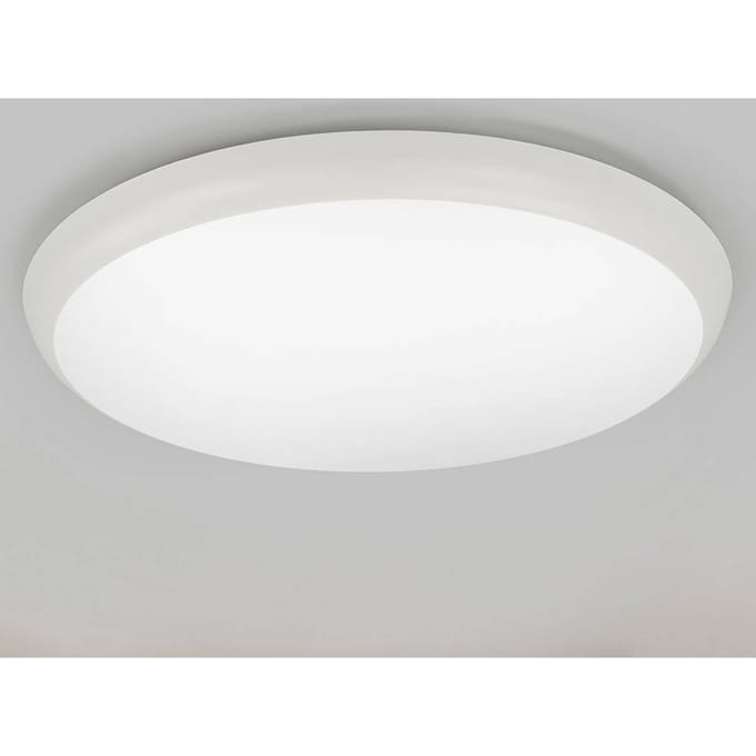 Arcchio - LED plafondlamp - 1licht - Polycarbonaat - H: 5.2 cm - wit - Inclusief lichtbron