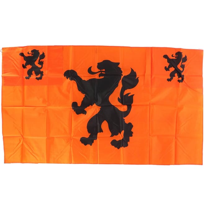 Cape Vlag oranje/zwart 90 x 150 cm