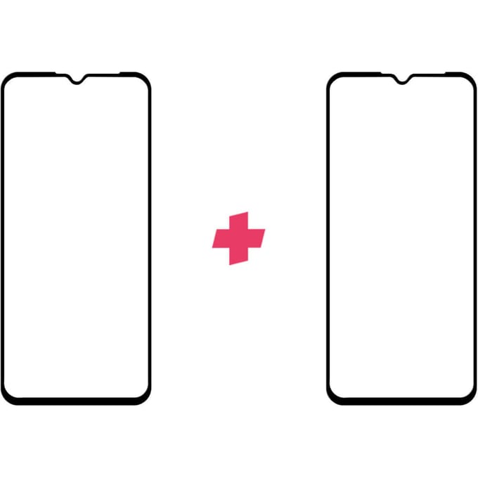DuoPack: Xiaomi Redmi 9C screenprotector gehard glas Edge to Edge
