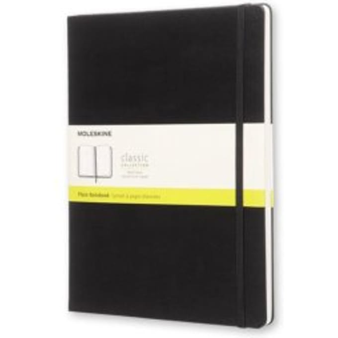 Moleskine Classic Notitieboek - Extra Large - Hardcover - Blanco - Zwart