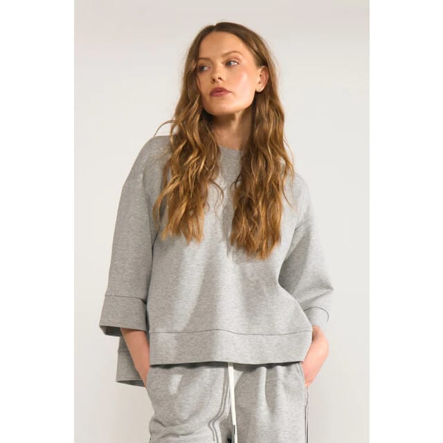Nümph 707095 nunathalie sweat medium grey mel