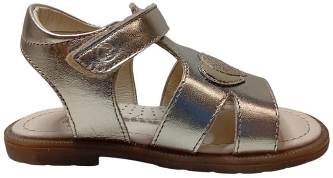 Falcotto - Puppet - Mt 26 - velcro bling bling hartjes lederen sandalen - goud