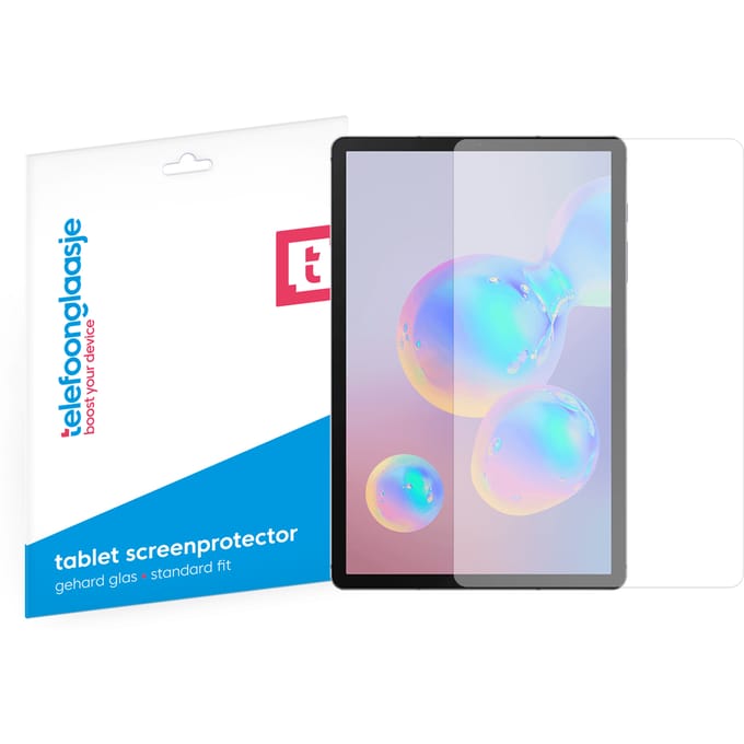 Samsung Galaxy Tab S6 screenprotector gehard glas Case Friendly