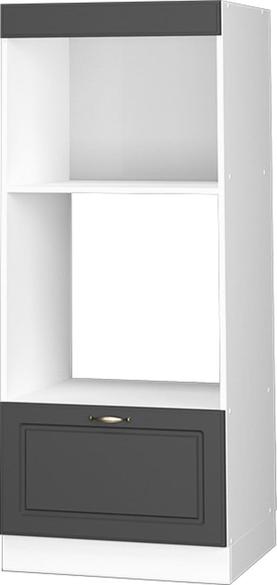 Vicco Fame-Line Magnetronkast – 60 cm open Anthrazit-Gold Landhaus