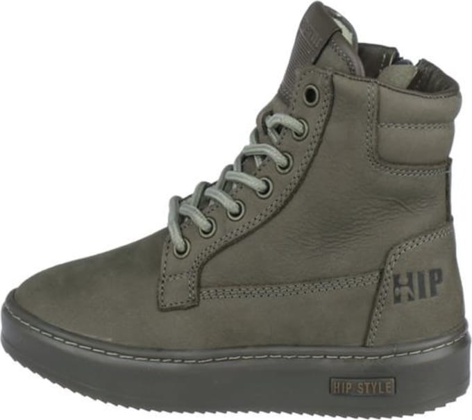Hip H2187 Boots Jongens - Taupe - Maat 33