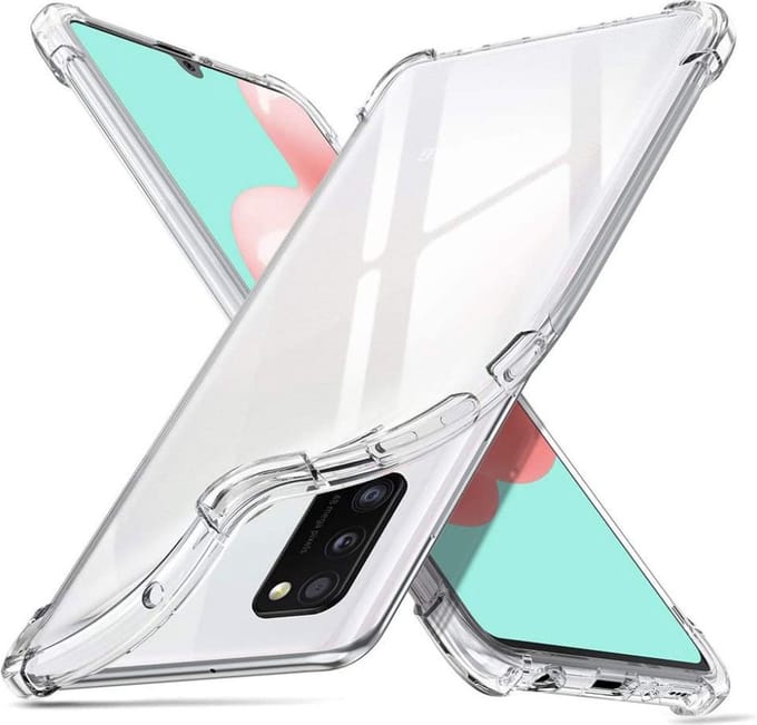 Hoesje voor Samsung Galaxy A41 backcover Shockproof siliconen Transparant