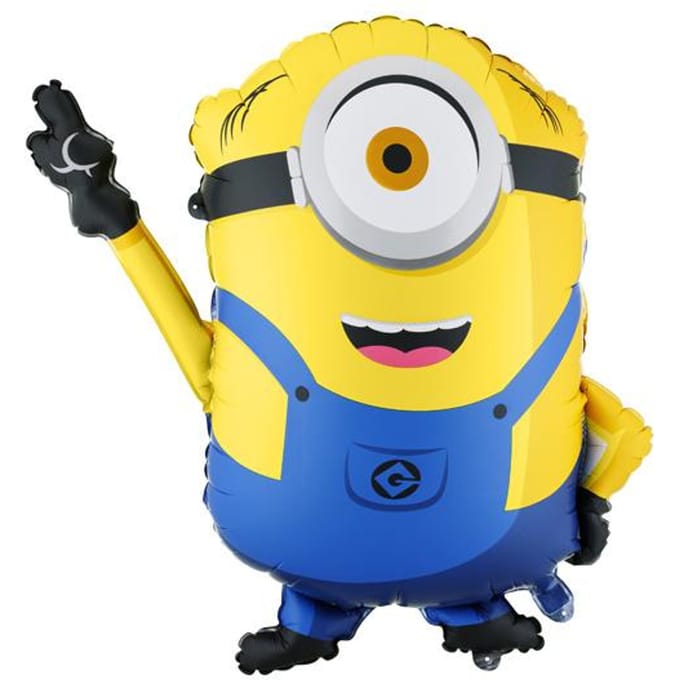 PARTYDECO - Folieballon Mel Minions 72 x 64 cm