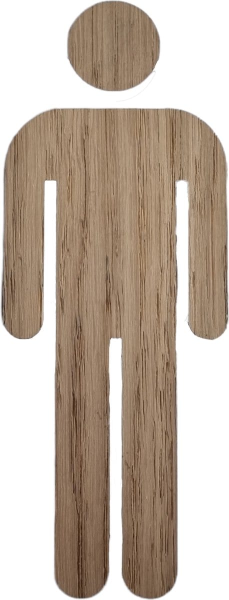Toiletsilhouette man