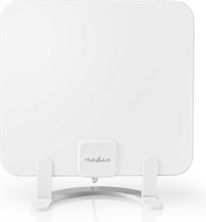 Nedis Binnenantenne - Actief - FM / UHF / VHF - Ontvangstbereik: 0-25 km - LTE700 - Versterking: 30 dB - ABS - Wit