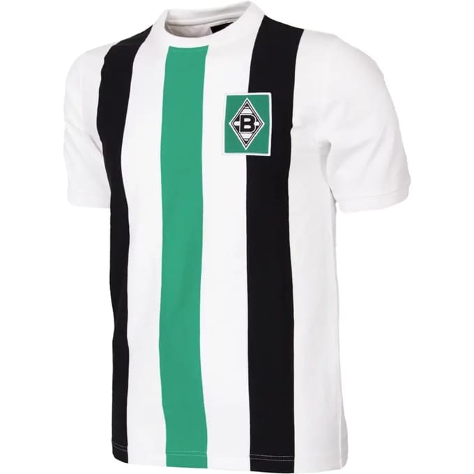 COPA - Borussia Monchengladbach 1972/73 - Retro Voetbalshirt - Heren - Wit - S