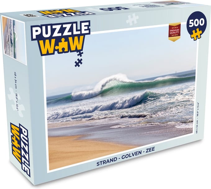 Puzzel Strand - Golven - Zee - Legpuzzel - Puzzel 500 stukjes
