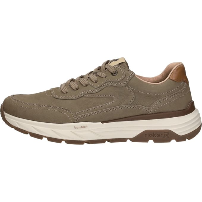 Rieker Sneakers H-leest groen Leer - Maat 40