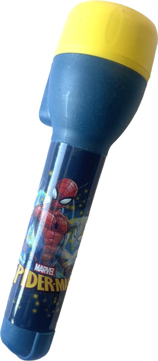 Marvel Spiderman Zaklamp - Blauw - LED