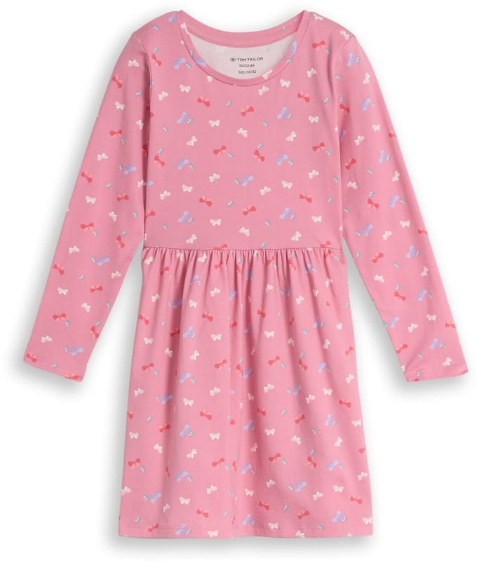 Tom Tailor - Minijurk met patroon - Maat 92/98 - pink mini butterfly design
