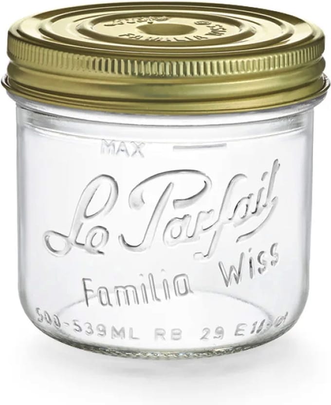 Le Parfait Weckpot Ø 100 mm 500 ml - 1 stuks - inmaakpot