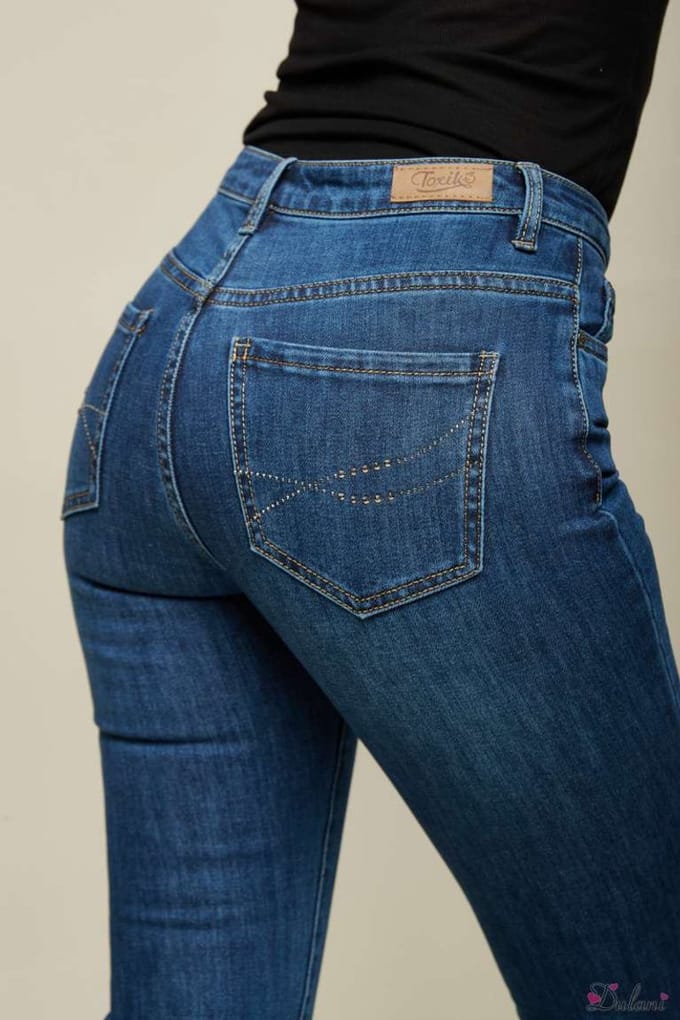 Broek Toxik3 hoge taille slim fit lucy
