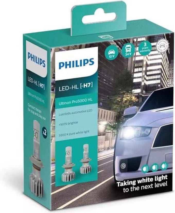 Philips Ultinon Pro5000 H1 11258U50CWX2